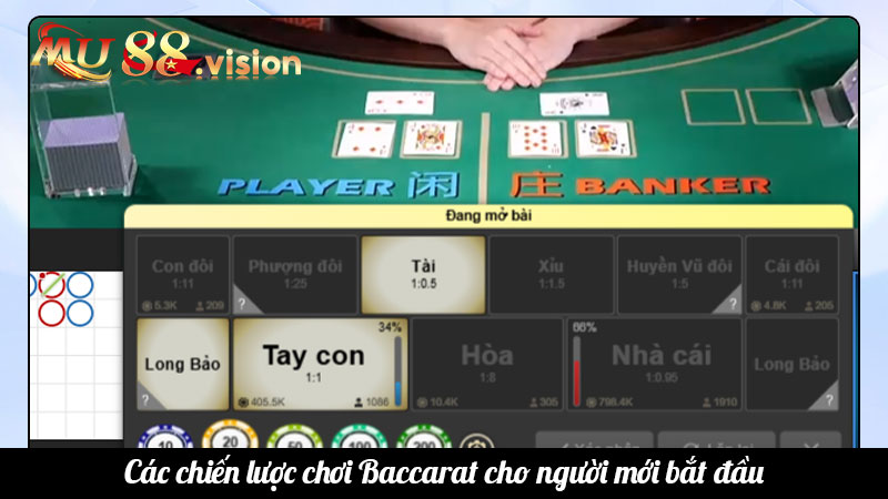 Các chiến lược chơi Baccarat cho người mới bắt đầu