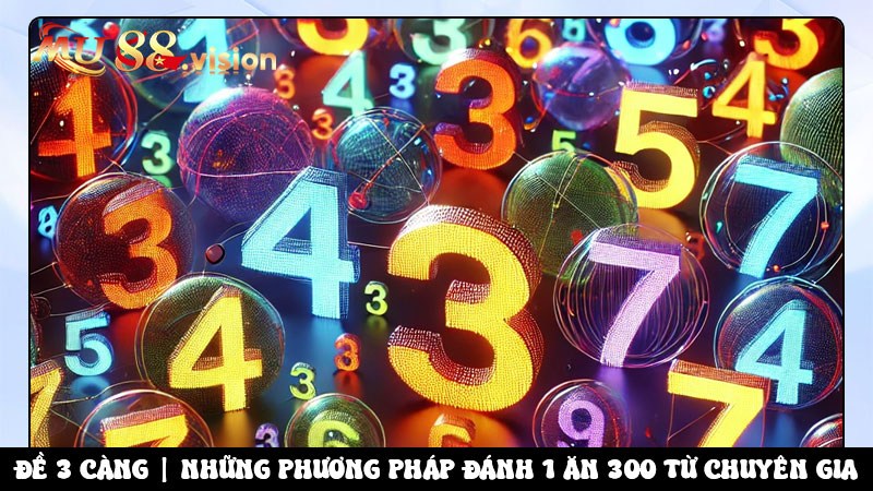 Đề 3 càng | Những phương pháp đánh 1 ăn 300 từ chuyên gia