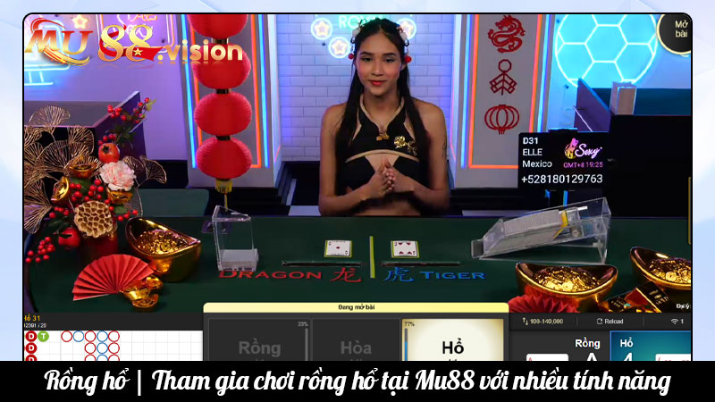 Rồng hổ | Tham gia chơi rồng hổ tại Mu88 với nhiều tính năng