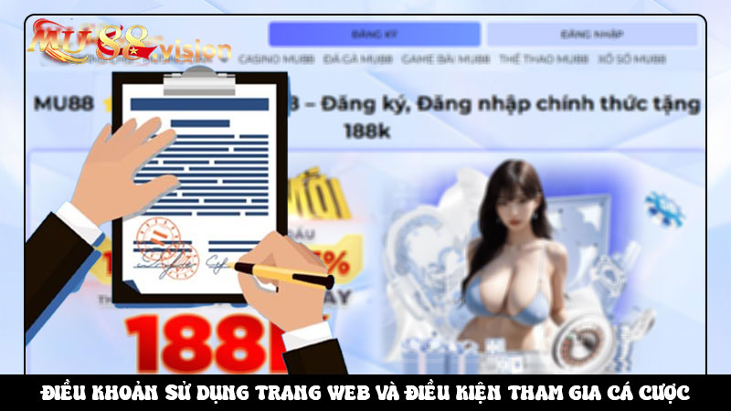 Điều khoản sử dụng trang web và điều kiện tham gia cá cược