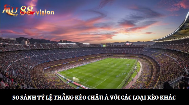 So sánh tỷ lệ thắng kèo châu Á với các loại kèo khác 